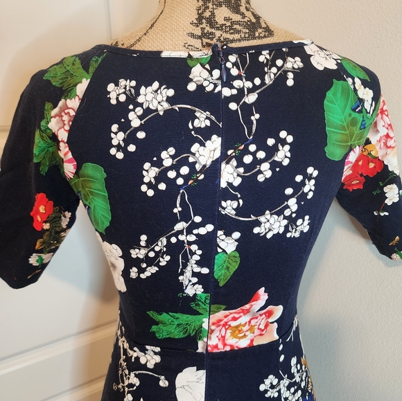 UTTAM Boutique Floral Cocktail Dress size US 2/4 - Picture 11 of 11